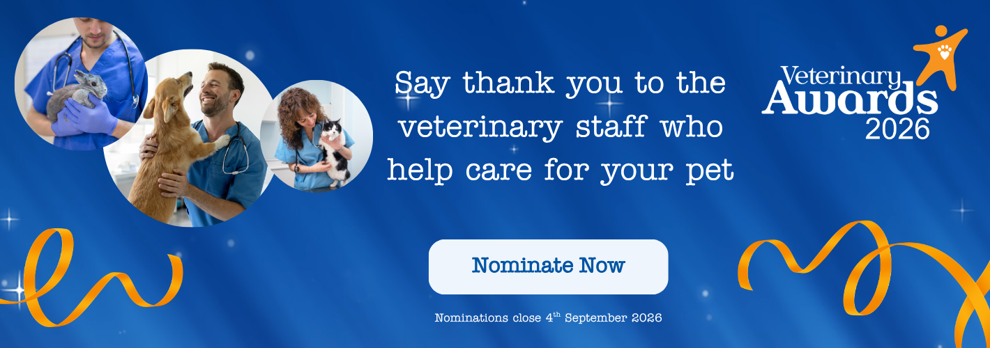 Vetinary awards nomination banner