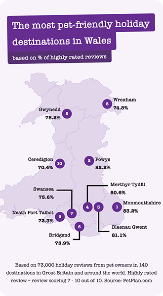 Pet friendly destinations Wales