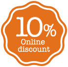 10% off online offer