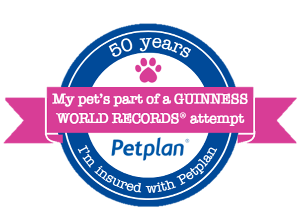 petplan turns 50 badge